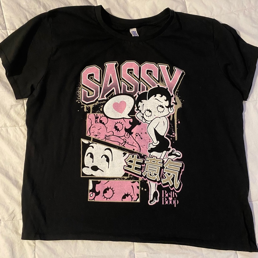 Sassy Black Betty Boop Women’s T-Shirt